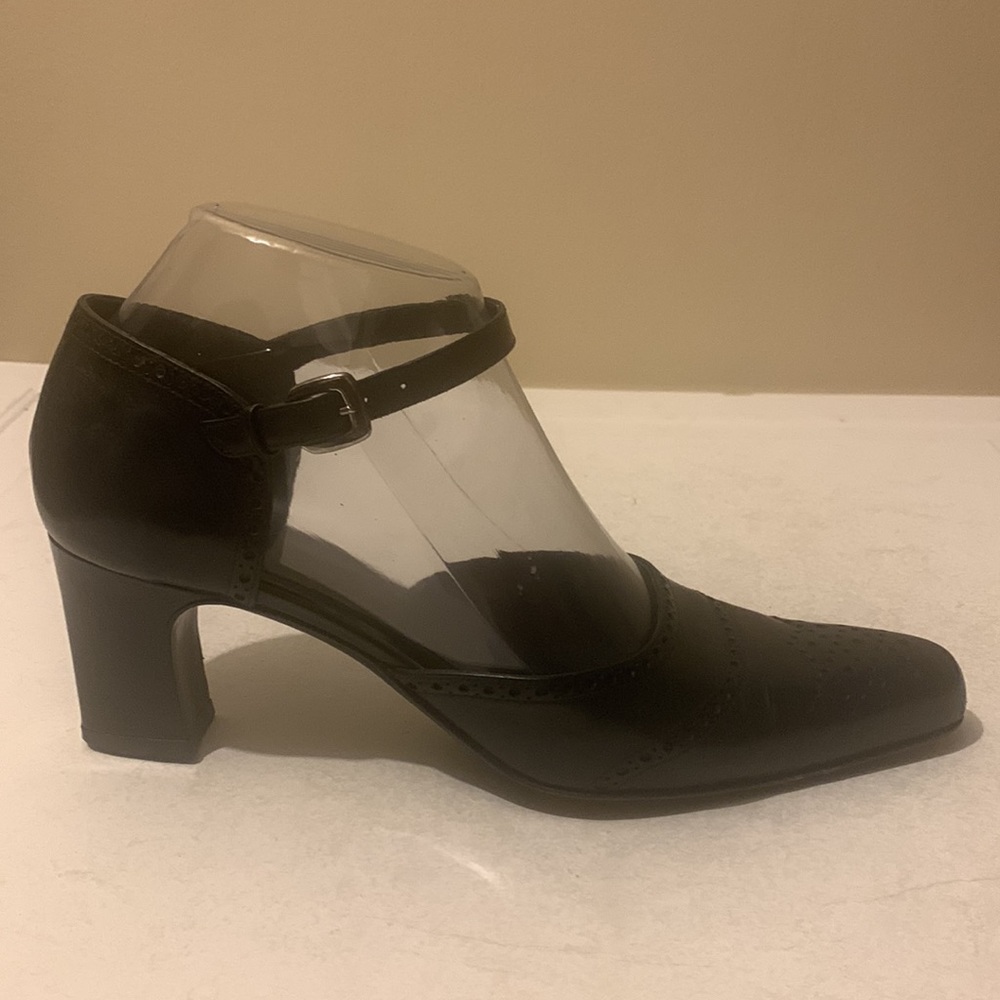 Jil Sander Women's Ankle-Strap Pointed-Toe Pumps Size 6 - Picture 7 of 15